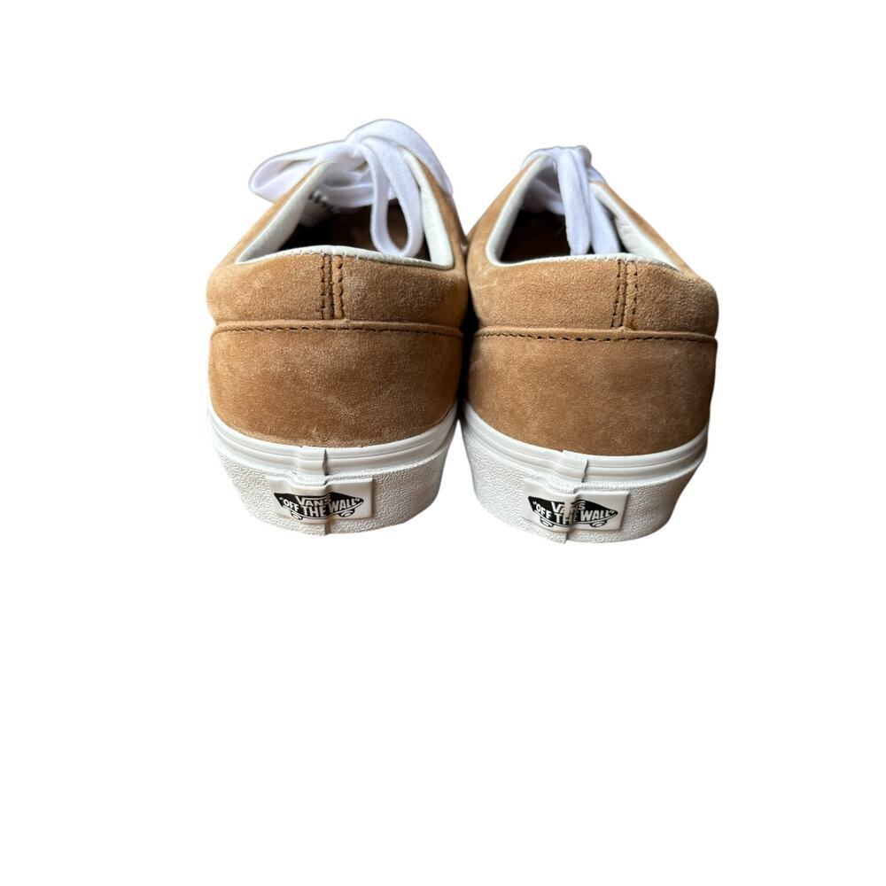 Vans Era Tobacco Brown Pig Suede Water Repellent Laced Skate Shoes - M8 / W 9.5 - Picture 6 of 10